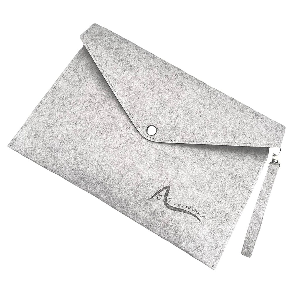Felt File Folder, A4 Document Organizer with Button Closure